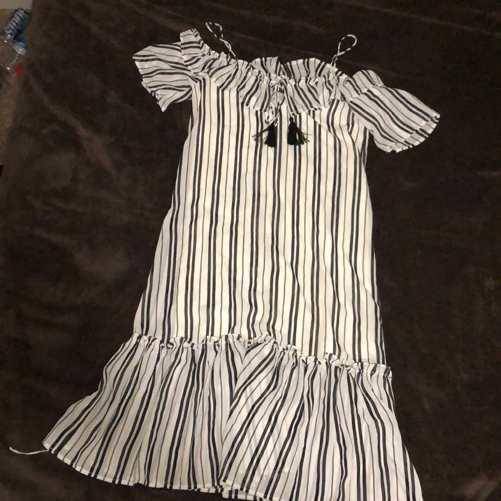 Black and white dress